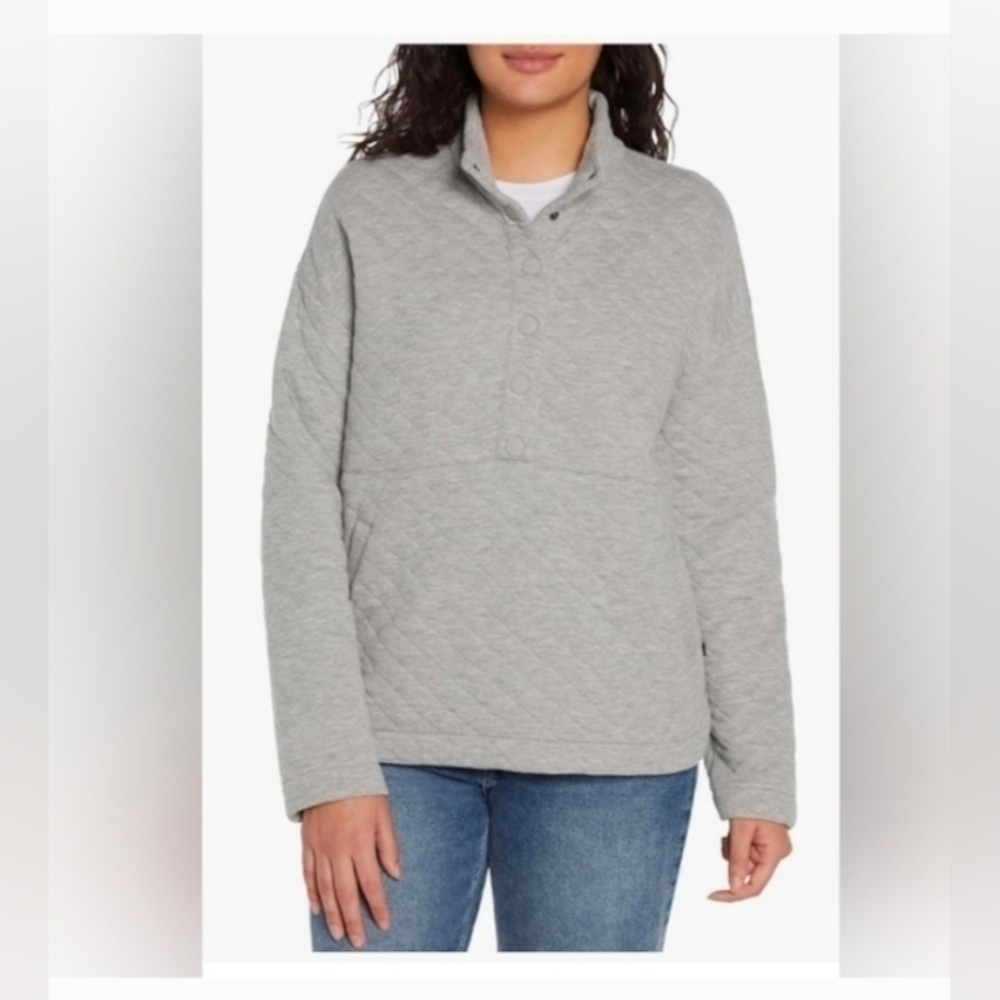Eddie Bauer Women's Quilted Pullover, Womens Sweatshirts for Winter, Ladies Swea